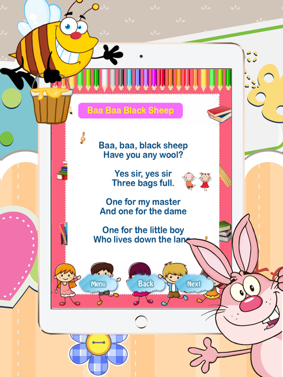 Screenshot #6 pour Nursery Rhyme: Classique Songs anglais gratuit