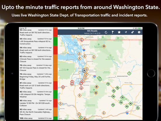 Screenshot #4 pour Washington State Roads