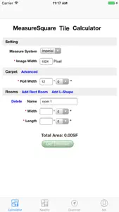 M2 Tile Calculator screenshot #1 for iPhone