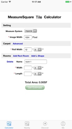M2 Tile Calculator screenshot 1