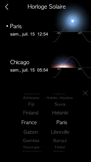 Capture d'écran de World Clock - Horloge Mondiale sur iPhone 3