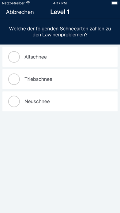 Lawine-Wissen Screenshot