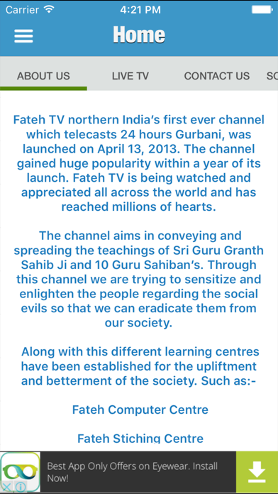 Screenshot #3 pour Fateh TV