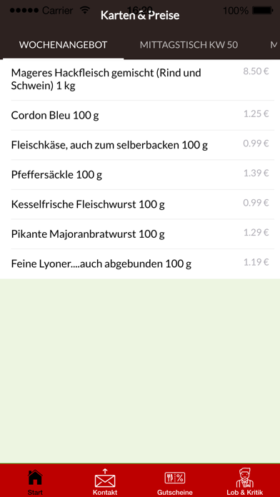 Metzgerei Boehringer Screenshot