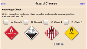 Hazmat Training General Awareness/Familiarization screenshot