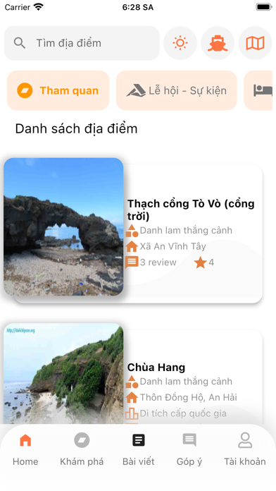 Khám phá Lý Sơn Screenshot