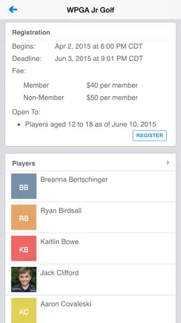 Game screenshot Wisconsin PGA Junior apk