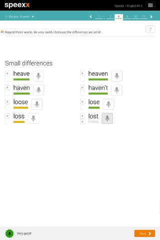 Speexx Pronunciation screenshot 2