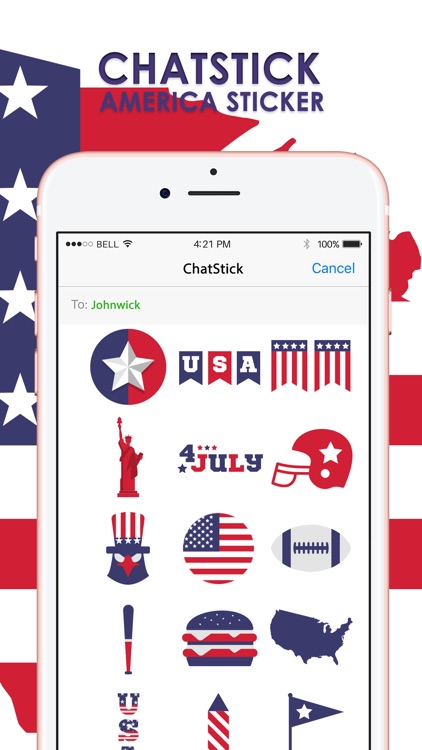 American Fashion & Accessory Stickers By ChatStick