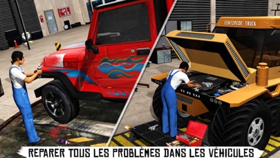 Screenshot #2 pour Monstre Camion Mécanicien Sim:Auto Réparer Atelier