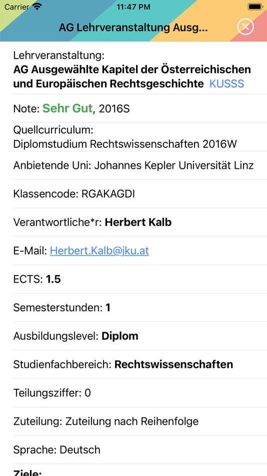 #5. JKyou (iOS) Podle: Johannes Kepler University Linz