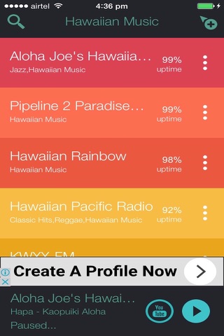 Hawaiian Music Radio Stations screenshot 2