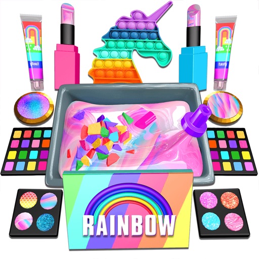 Mix Makeup & Pop it into Slime by Pink Slime