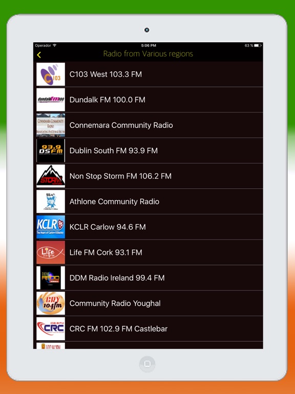Screenshot #6 pour Radio Ireland FM - Irish Radios Stations Online IE