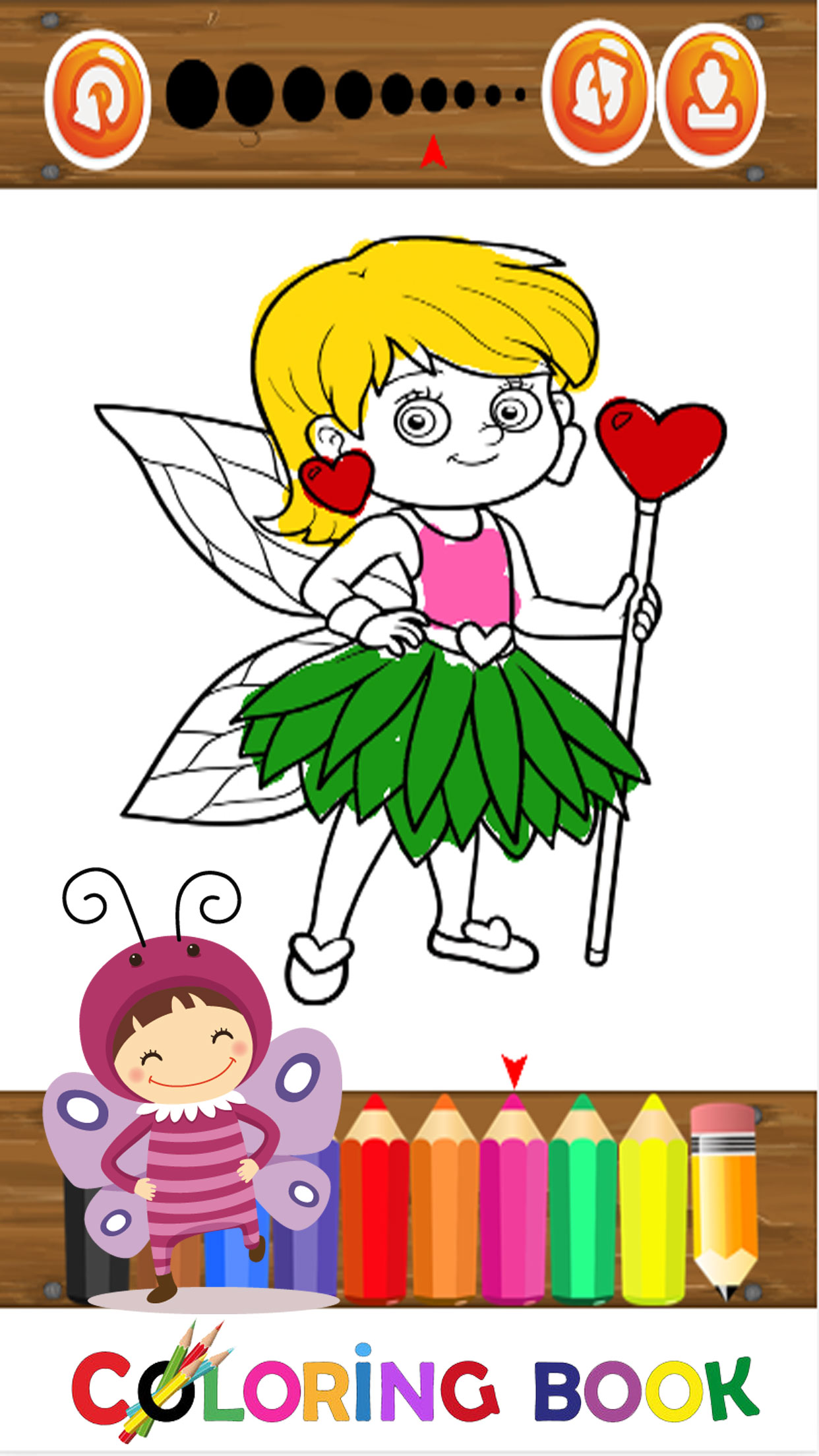 Princessfairy and Mermaid Coloring Marker For Girl