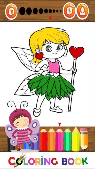 How to cancel & delete Princessfairy and Mermaid Coloring Marker For Girl from iphone & ipad 3