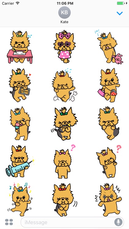 Ribbon The Cute Lion Stickers
