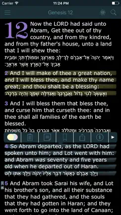 Hebrew Greek English Bible (Leningrad Codex - KJV) iPhone image 2