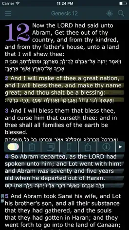 Game screenshot Hebrew Greek English Bible (Leningrad Codex - KJV) apk