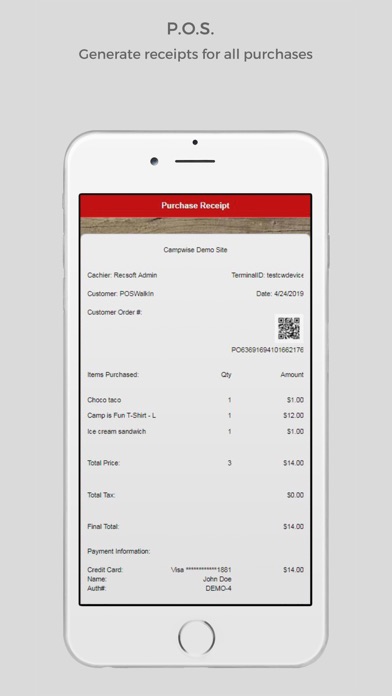 CAMPWISE SWIPE Screenshot