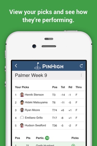 PinHigh - Fantasy Golf screenshot 3