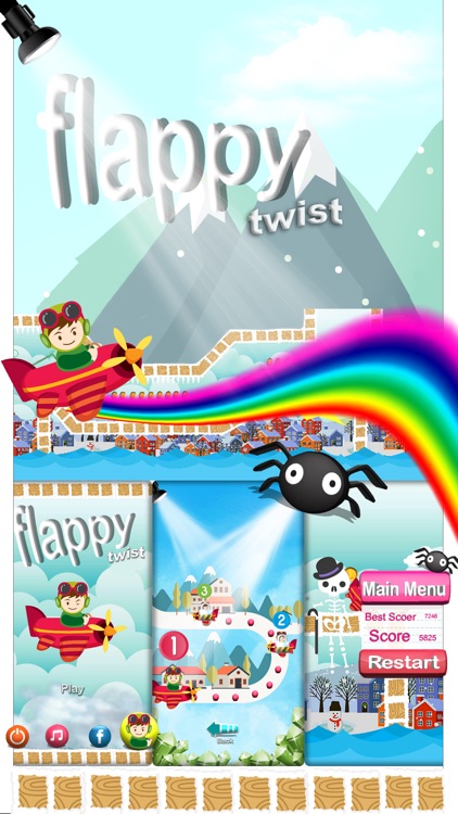 Flappy Twist - The impossible jet catcher game