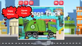 Game screenshot Street Vehicles Jigsaw Puzzle Games For Kids mod apk