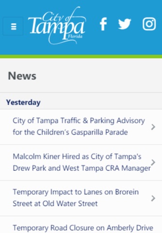 City of Tampa screenshot 3