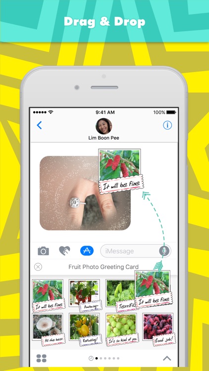 Fruit Photo Greeting Card stickers by wenpei