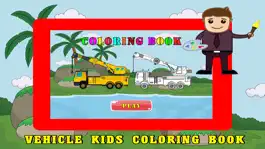 Game screenshot Vehicle Kids Coloring Book - Truck Car Train Pages mod apk