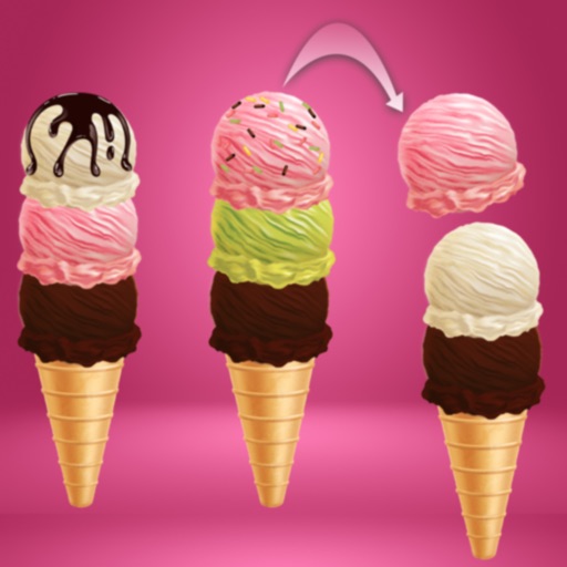 Ice Cream Sort Puzzle Dessert icon