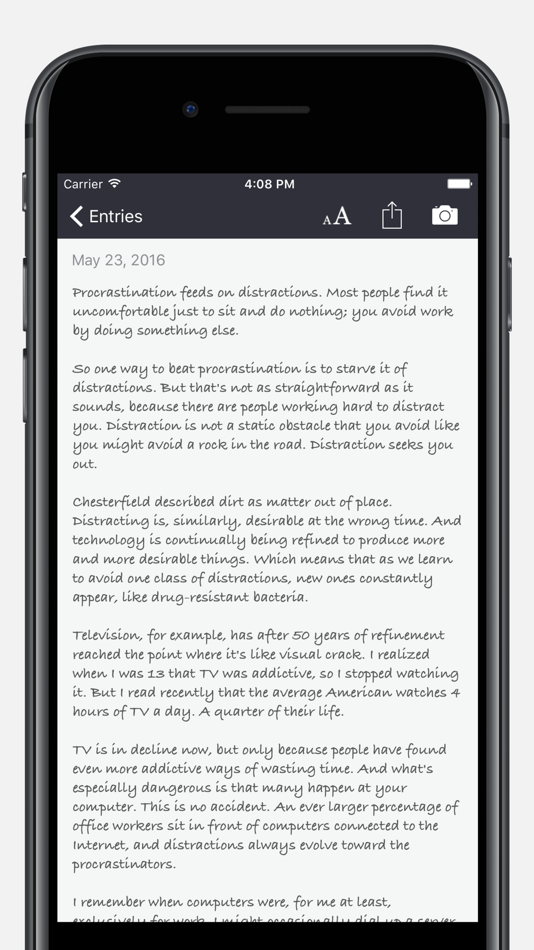 #4. Chapters - Notebooks for Writing (iOS) 由: Steven Romej