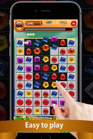 Diamond Crystal Match Puzzle screenshot 3