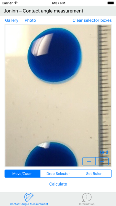 Screenshot #2 pour Joninn - Contact angles