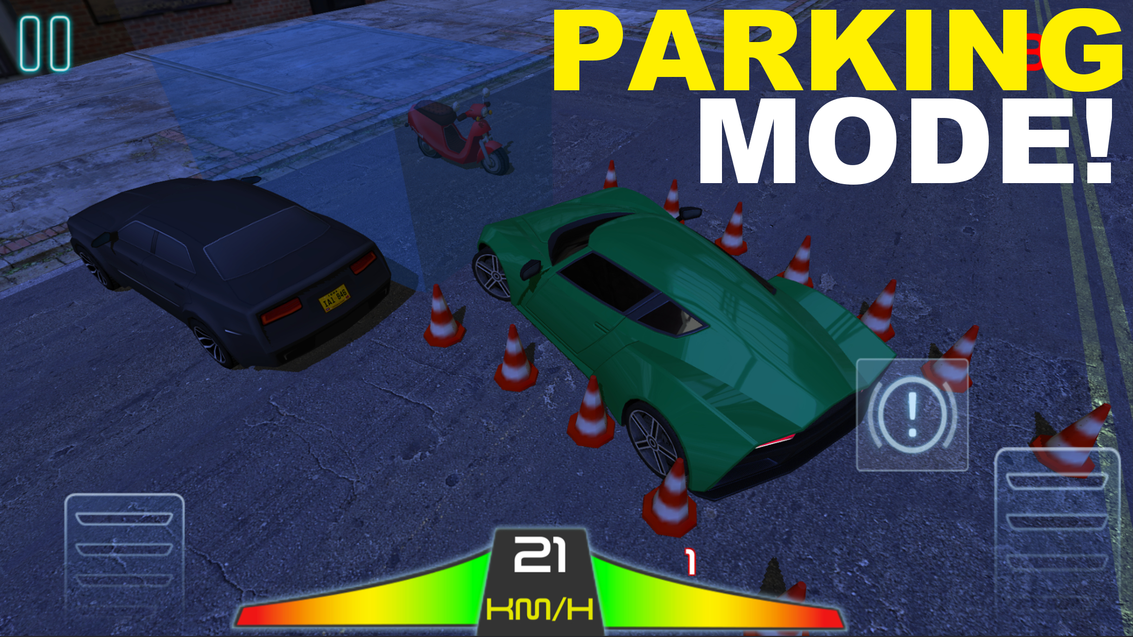 Sport Car Driving Night Extreme Parking Simulator screenshot 5