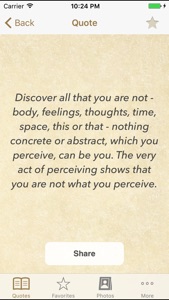 Nisargadatta Maharaj Quotes screenshot #1 for iPhone