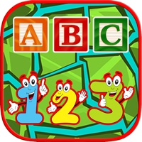 子供のためのABC文字と番号123のメモリマッチ