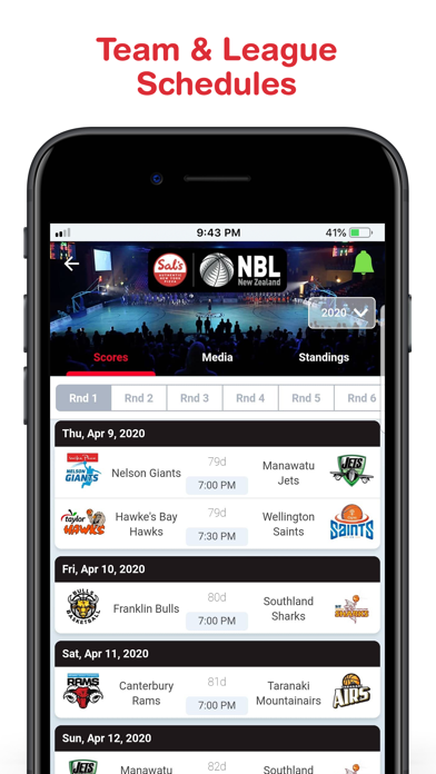 Tribe: Live Sports Scores Screenshot