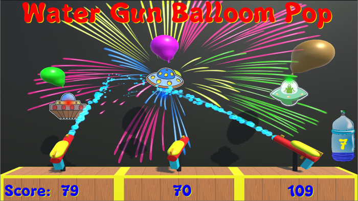 Water Gun Balloon Pop