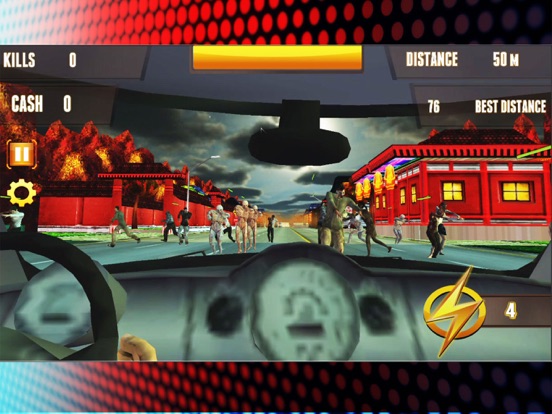 Zombie Road Killer- Zombie Vs Vhicle Game iPad screenshot