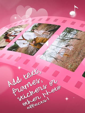 バレンタインデー と 写真 スライドショー 音楽 付き -  動画 作成 アプリのおすすめ画像2