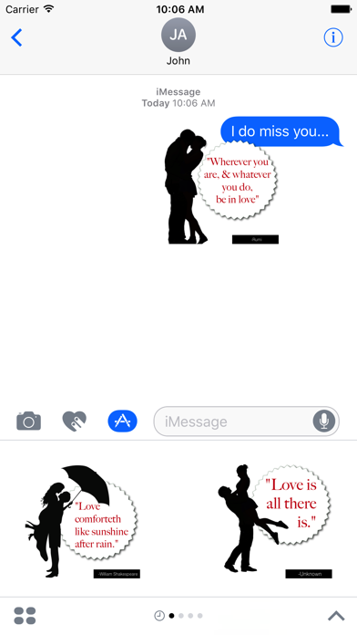 ShadowNotes: Love Quotes Screenshot