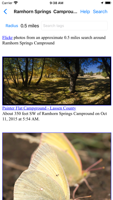 USFS & BLM Campgrounds Screenshot