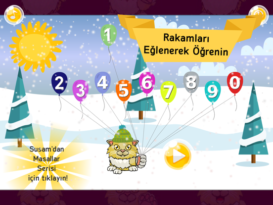 Susamla Rakamları Öğreniyorum