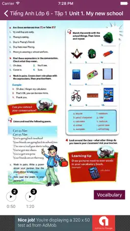 Game screenshot Tiếng Anh Lớp 6 hack