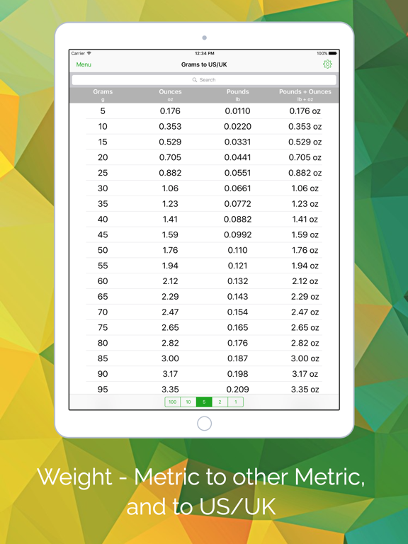 Cooking Converter - Weights, Volumes, Temperaturesのおすすめ画像2