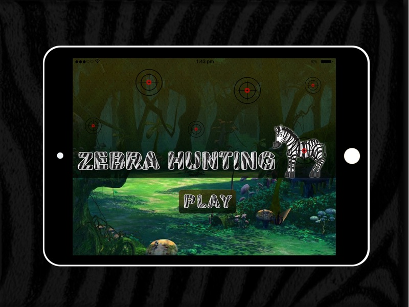 3D Hunting Zebra - Wild Hunter with Sniper screenshot 6