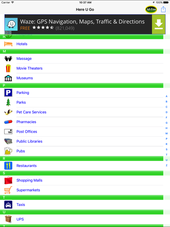 Screenshot #6 pour Here U Go! Local Places Finder & Business Locator