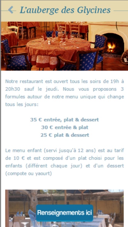 L'auberge des Glycines