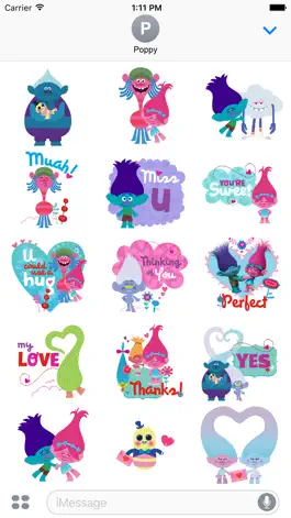 Game screenshot DreamWorks Trolls Hug Time Stickers hack